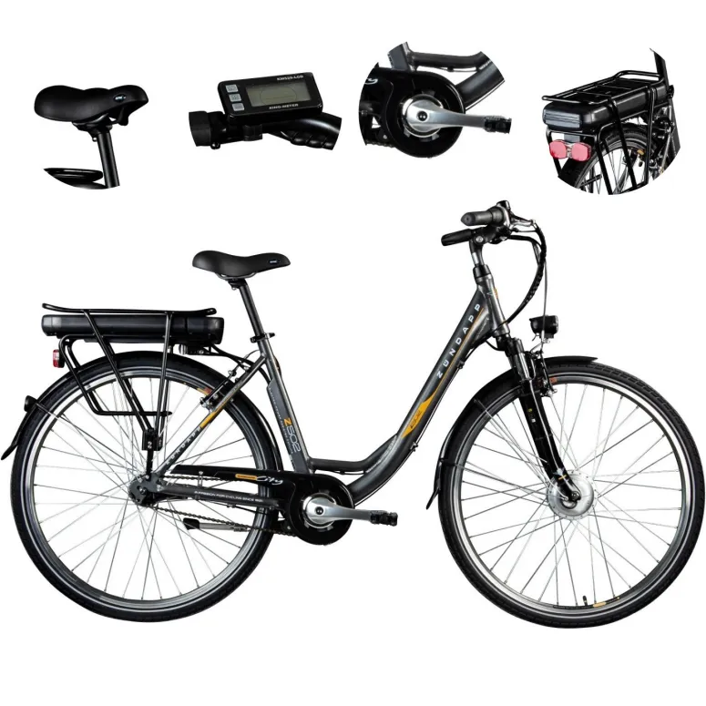 Elektryczny Rower Miejski 28 Alu Nexus 7 Wspomaganie Bagażnik Oświetlenie