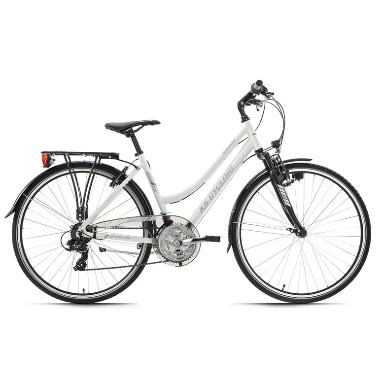 Rower Trekkingowy Turystyczny 28 Amortyzacja Aluminiowy Damski Bagażnik