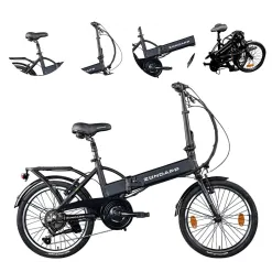 Elektryczny Rower Składany 20 Wspomaganie Składak 3 Tryby Revo Męski Damski