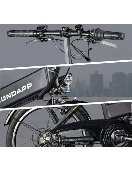 Elektryczny Rower Składany 20 Wspomaganie Składak 3 Tryby Revo Męski Damski