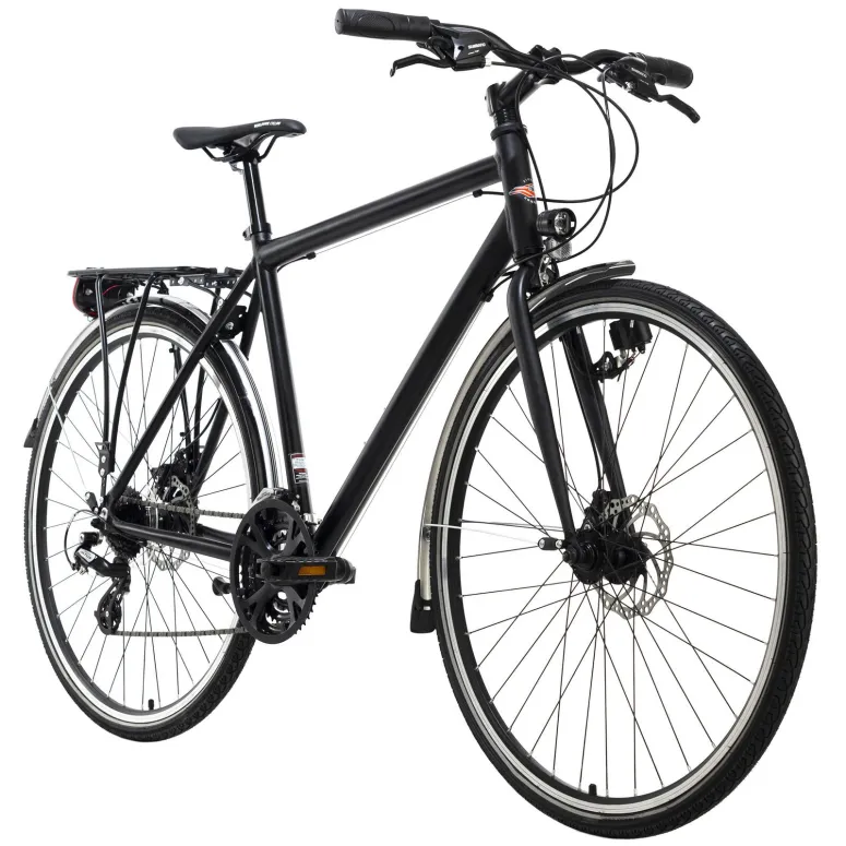 Męski Rower Trekkingowy 28 Tarcze 24 Biegi ALU - 10