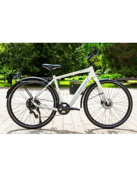 Rower Elektryczny Męski Trekkingowy 28 HEAD 250W Bafang Hydraulika Lekki