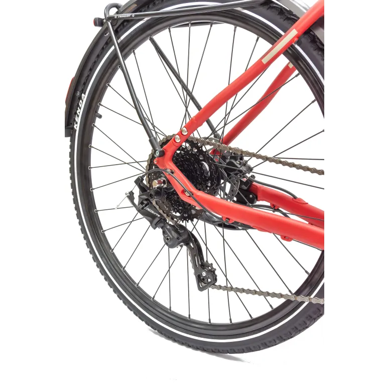 Rower Elektryczny Damski Trekkingowy 28 HEAD 250W Bafang Hydraulika Lekki