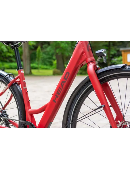 Rower Elektryczny Damski Trekkingowy 28 HEAD 250W Bafang Hydraulika Lekki
