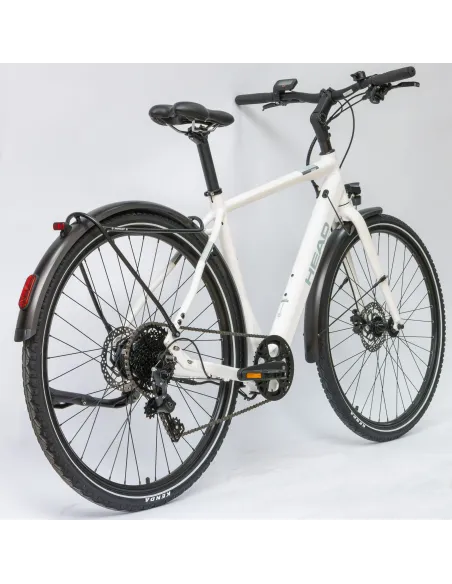 Rower Elektryczny Męski Trekkingowy 28 HEAD 250W Bafang Hydraulika Lekki