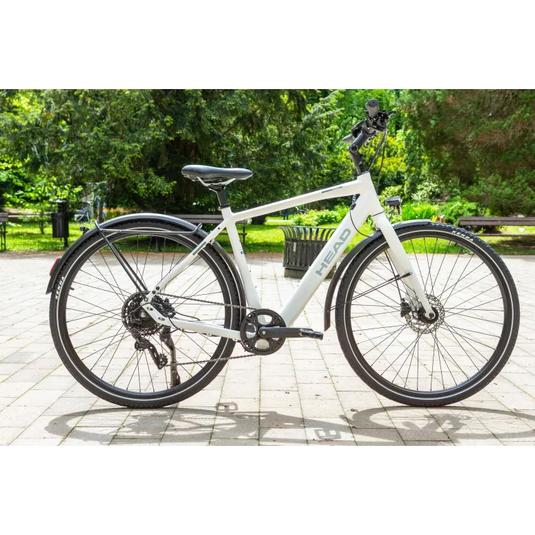 Rower Elektryczny Męski Trekkingowy 28 HEAD 250W Bafang Hydraulika Lekki