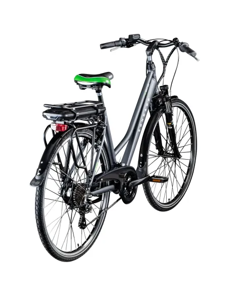 Rower Elektryczny Damski Męski 28" Trekkingowy ALU Shimano 250W Wspomaganie