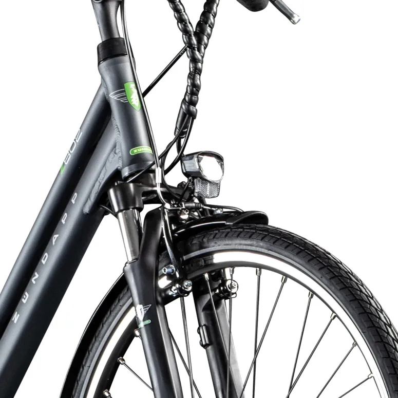 Rower Elektryczny Damski Męski 28" Trekkingowy ALU Shimano 250W Wspomaganie