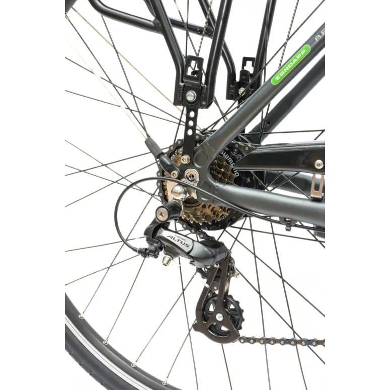 Rower Elektryczny Damski Męski 28" Trekkingowy ALU Shimano 250W Wspomaganie