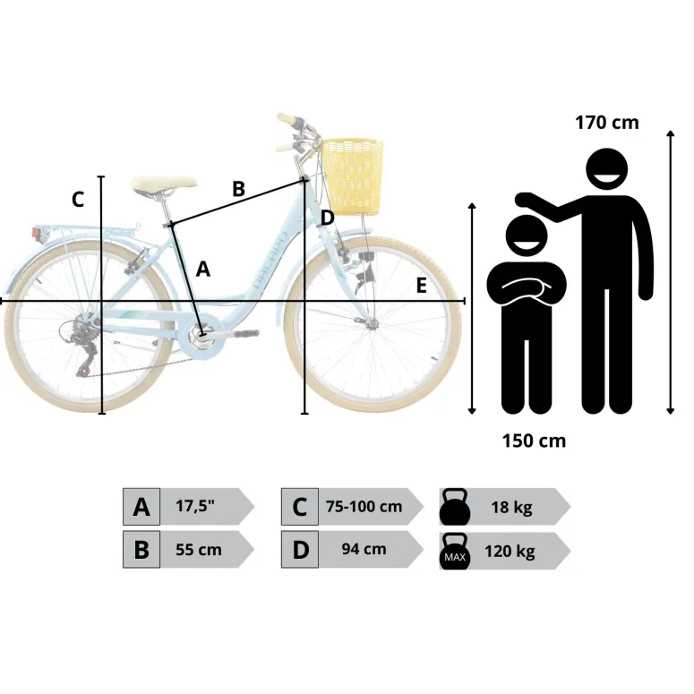 Rower Damski Miejski Koła 26" Koszyk SHIMANO Bagażnik Oświetlenie Dynamo