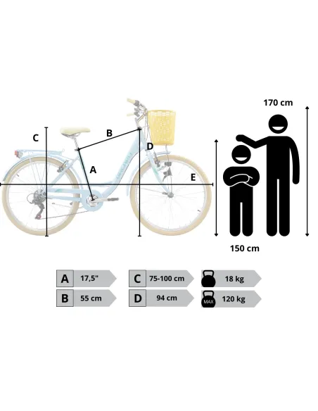 Rower Damski Miejski Koła 26" Koszyk SHIMANO Bagażnik Oświetlenie Dynamo