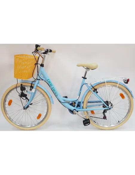 Rower Damski Miejski Koła 26" Koszyk SHIMANO Bagażnik Oświetlenie Dynamo