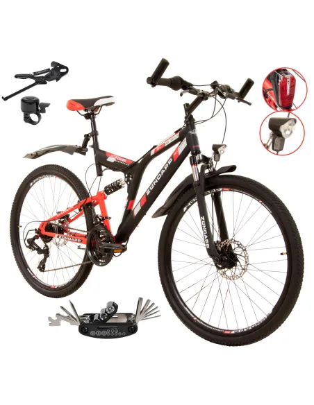 Rower Męski Górski 26 MTB Damski Tarcze Amortyzacja Młodzieżowy Oświetlenie