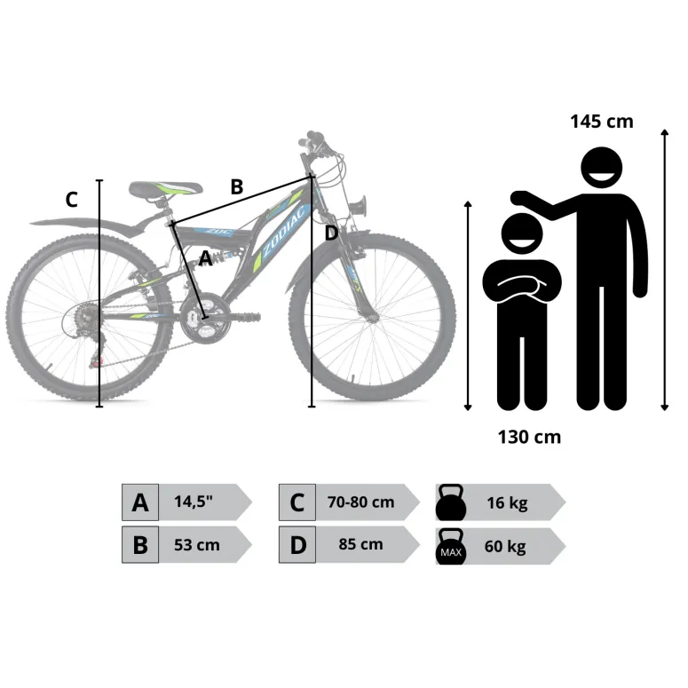 Rower Chłopięcy Górski Koła 24" Junior MTB SHIMANO Oświetlenie Dynamo Amory