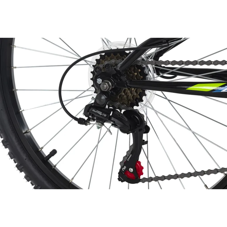 Rower Chłopięcy Górski Koła 24" Junior MTB SHIMANO Oświetlenie Dynamo Amory