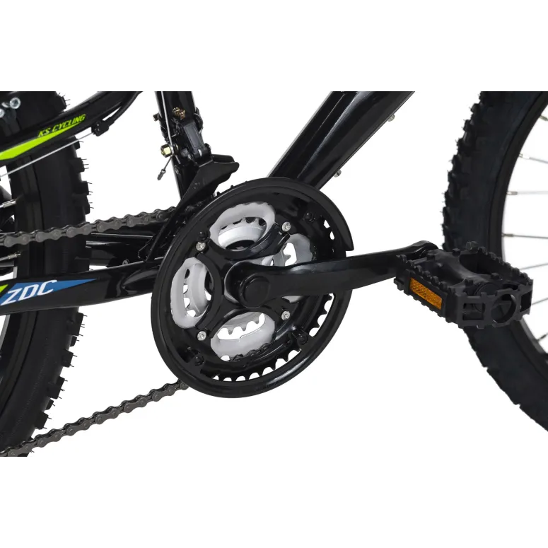 Rower Chłopięcy Górski Koła 24" Junior MTB SHIMANO Oświetlenie Dynamo Amory