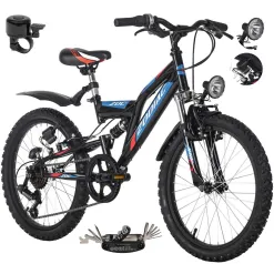 Rower Chłopięcy Dziecięcy 20" SHIMANO Błotniki Oświetlenie Dynamo Amory