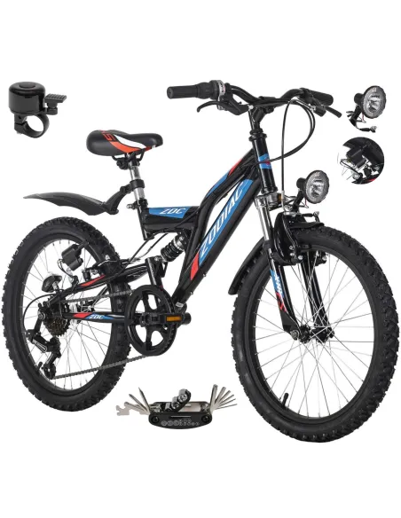 Rower Chłopięcy Dziecięcy 20" SHIMANO Błotniki Oświetlenie Dynamo Amory