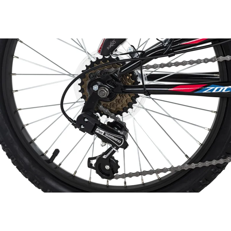 Rower Chłopięcy Dziecięcy 20" SHIMANO Błotniki Oświetlenie Dynamo Amory