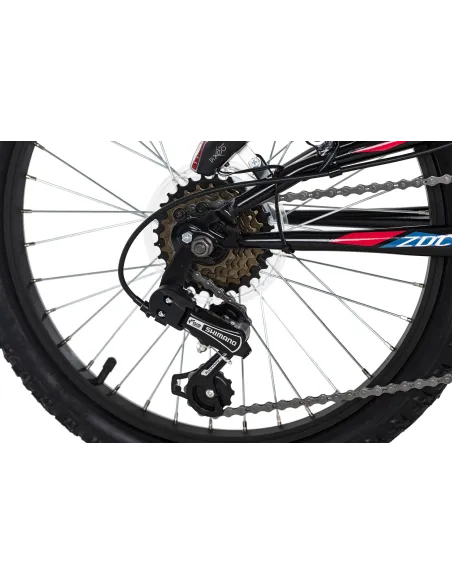 Rower Chłopięcy Dziecięcy 20" SHIMANO Błotniki Oświetlenie Dynamo Amory