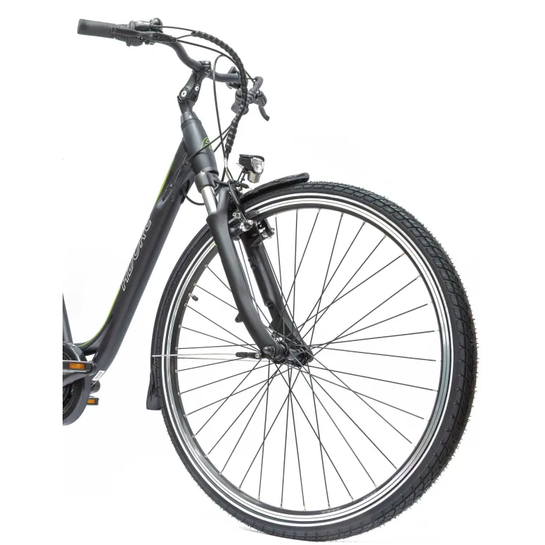 Elektryczny Rower Miejski 28 Damski Męski LED Wspomaganie 5 Tryb Aluminiowy