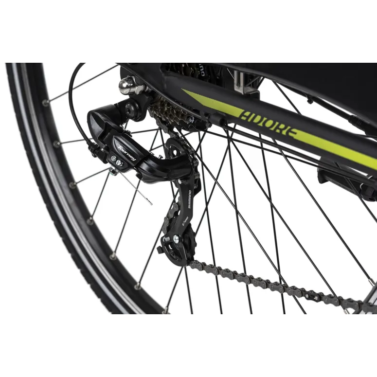 Elektryczny Rower Miejski 28 Damski Męski LED Wspomaganie 5 Tryb Aluminiowy