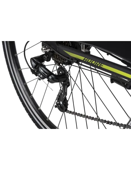 Elektryczny Rower Miejski 28 Damski Męski LED Wspomaganie 5 Tryb Aluminiowy