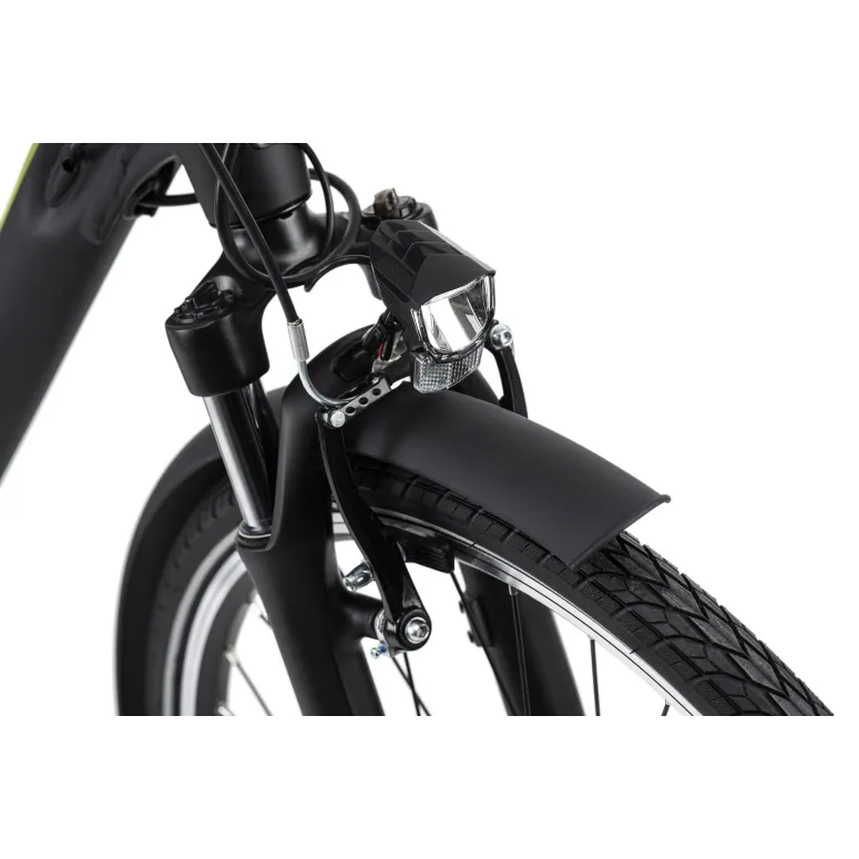 Elektryczny Rower Miejski 28 Damski Męski LED Wspomaganie 5 Tryb Aluminiowy