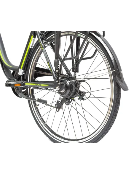 Elektryczny Rower Miejski 28 Damski Męski LED Wspomaganie 5 Tryb Aluminiowy