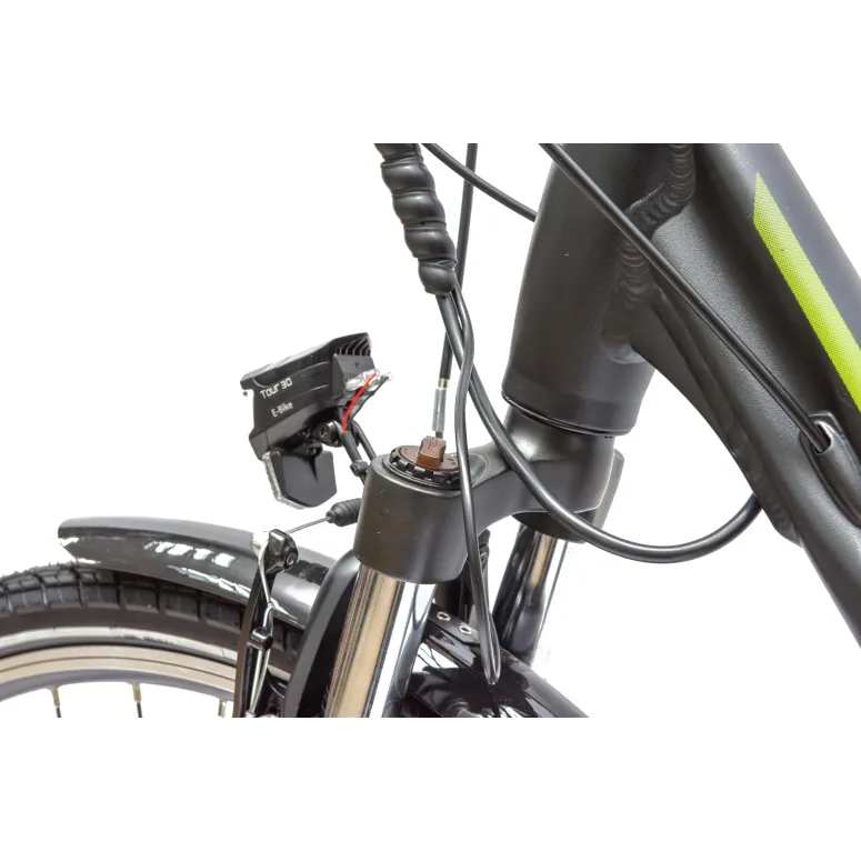 Elektryczny Rower Miejski 28 Damski Męski LED Wspomaganie 5 Tryb Aluminiowy