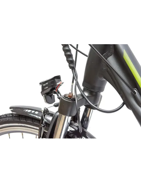 Elektryczny Rower Miejski 28 Damski Męski LED Wspomaganie 5 Tryb Aluminiowy