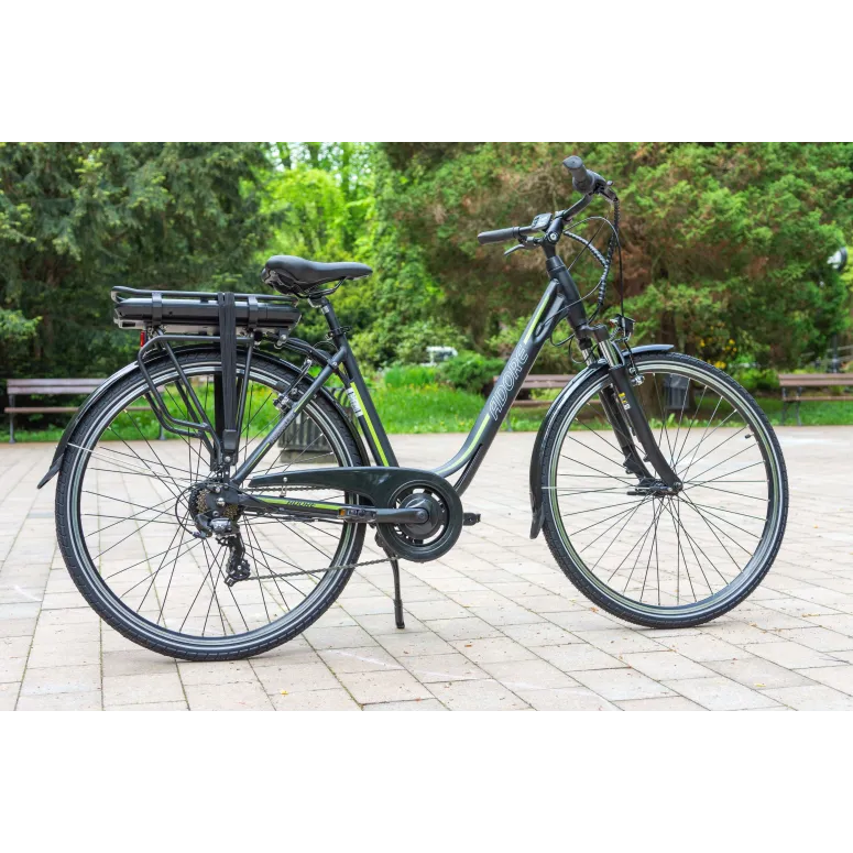 Elektryczny Rower Miejski 28 Damski Męski LED Wspomaganie 5 Tryb Aluminiowy