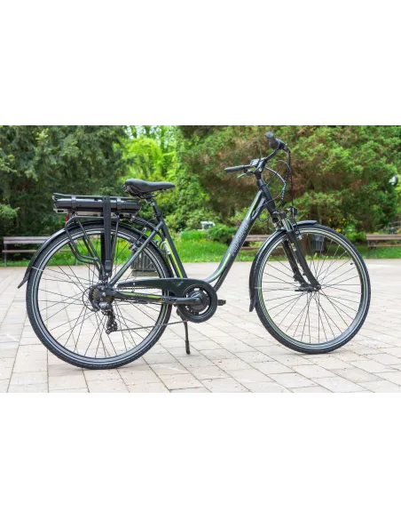 Elektryczny Rower Miejski 28 Damski Męski LED Wspomaganie 5 Tryb Aluminiowy