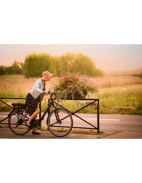 Elektryczny Rower Miejski 28 Damski Męski LED Wspomaganie 5 Tryb Aluminiowy