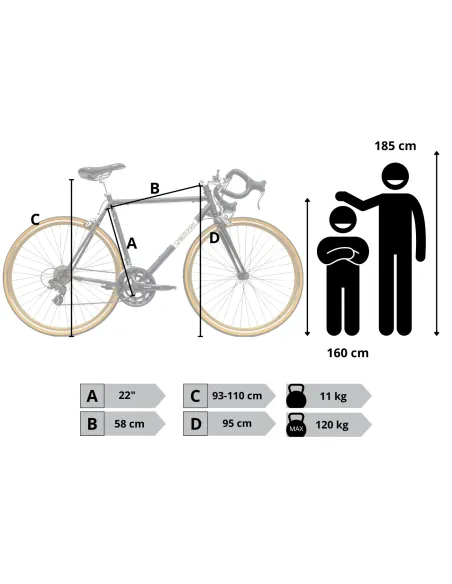 Rower Męski Szosowy Koła 28 Dual Pivot Shimano Retro Wyścigowy Kolarzówka