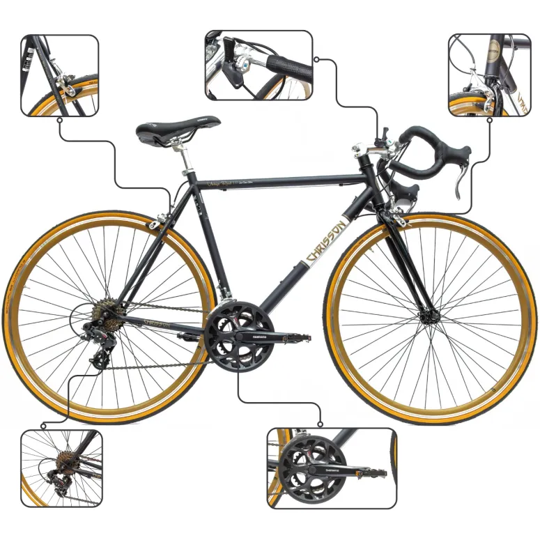 Rower Męski Szosowy Koła 28 Dual Pivot Shimano Retro Wyścigowy Kolarzówka