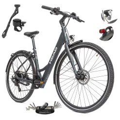 Rower Elektryczny Damski Trekkingowy 28 HEAD 250W Bafang Hydraulika Lekki