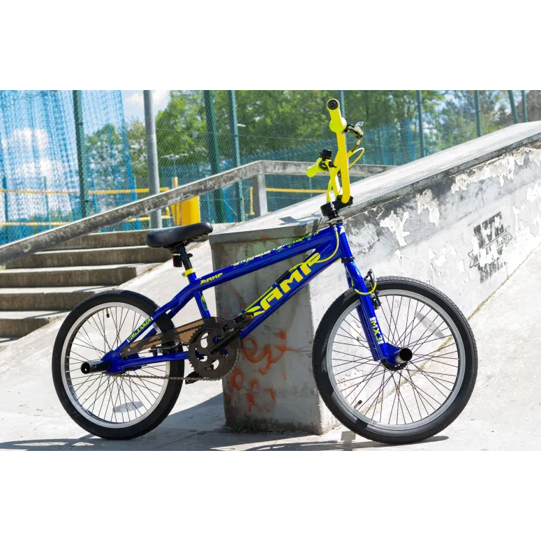 Rower BMX 20" AMP Wyczynowy Młodzieżowy Pegi x4 Rotor Kierownica 360 HIT