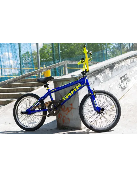 Rower BMX 20" AMP Wyczynowy Młodzieżowy Pegi x4 Rotor Kierownica 360 HIT