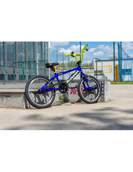 Rower BMX 20" AMP Wyczynowy Młodzieżowy Pegi x4 Rotor Kierownica 360 HIT