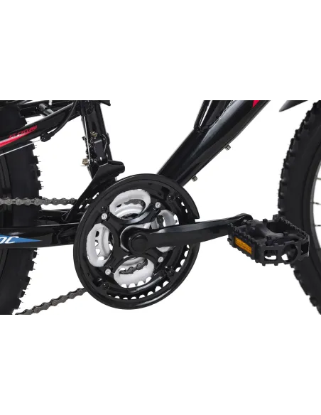 Rower Chłopięcy Górski Koła 24" Junior MTB SHIMANO Amory Oświetlenie Dynamo