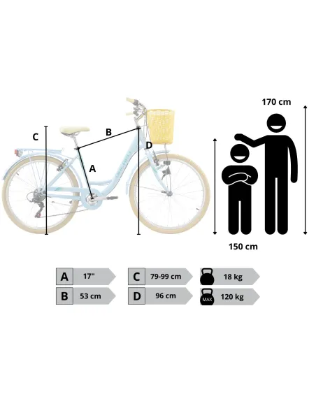 Rower Damski Miejski Koła 26" SHIMANO Koszyk Oświetlenie Dynamo Bagażnik