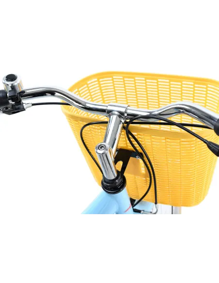 Rower Damski Miejski Koła 26" SHIMANO Koszyk Oświetlenie Dynamo Bagażnik