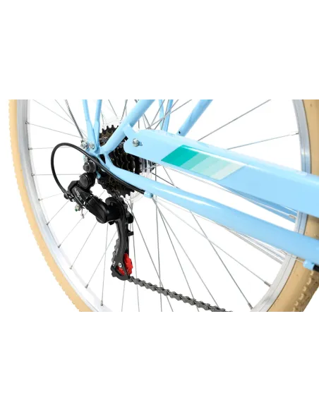 Rower Damski Miejski Koła 26" SHIMANO Koszyk Oświetlenie Dynamo Bagażnik