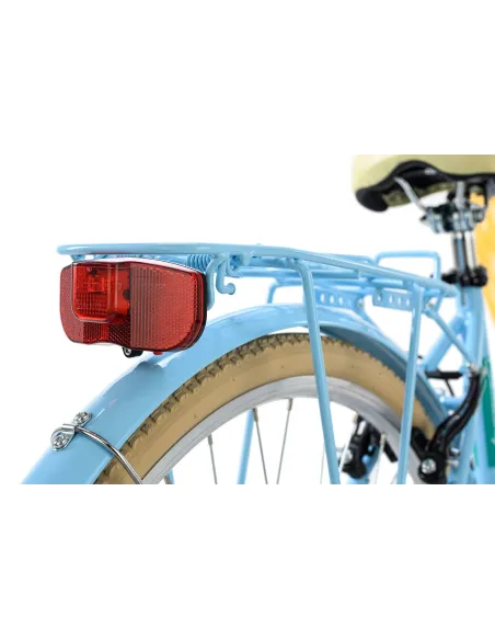 Rower Damski Miejski Koła 26" SHIMANO Koszyk Oświetlenie Dynamo Bagażnik