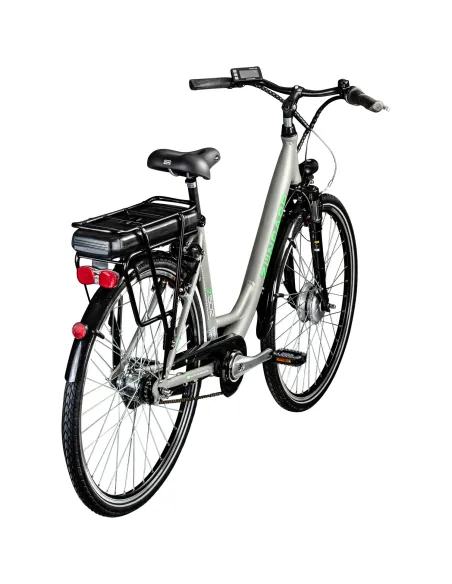 Rower Elektryczny Damski Koła 28" SHIMANO Nexus Alu 250 W LCD Amortyzacja