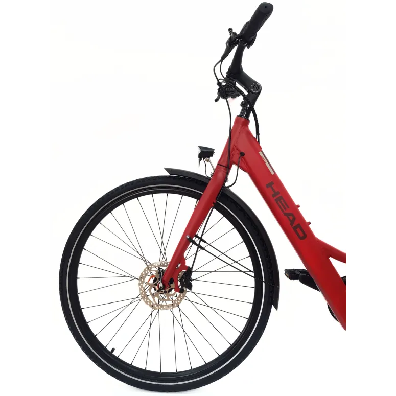 Rower Elektryczny Damski Trekkingowy 28 HEAD 250W Bafang Hydraulika Lekki