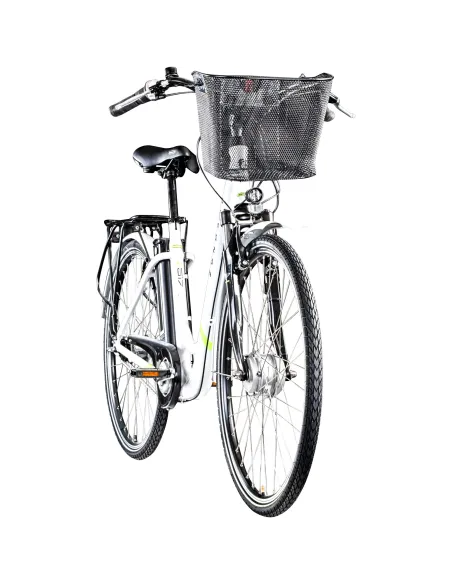 Rower Elektryczny Damski Miejski Koła 28" LCD 250 W Alu Amory SHIMANO Nexus