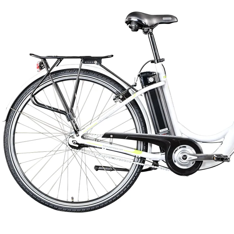 Rower Elektryczny Damski Miejski Koła 28" LCD 250 W Alu Amory SHIMANO Nexus