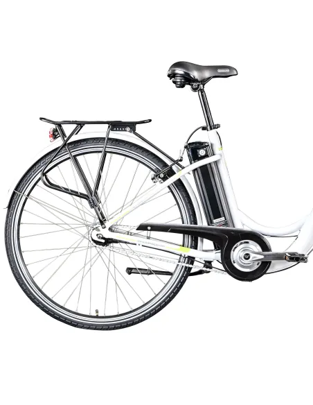 Rower Elektryczny Damski Miejski Koła 28" LCD 250 W Alu Amory SHIMANO Nexus